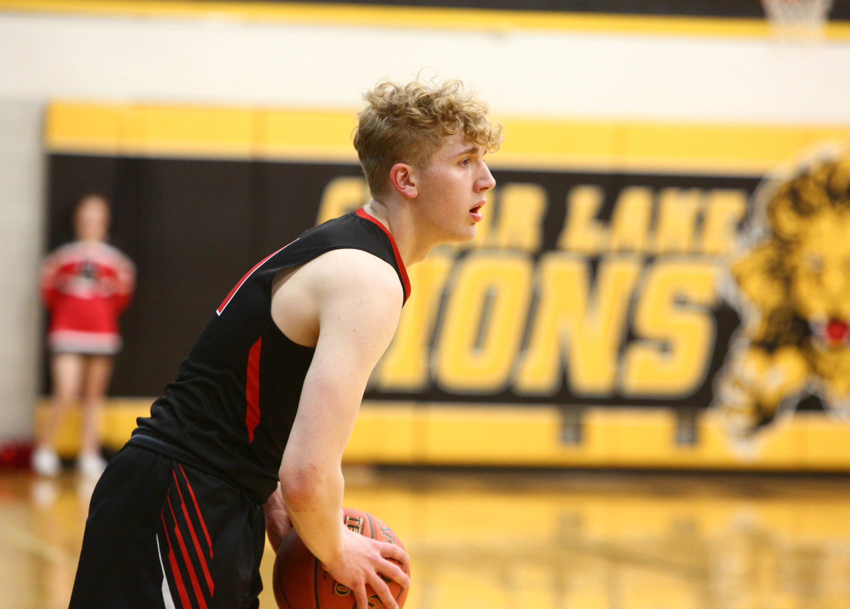 Clear Lake boys basketball vs Algona - Bleich